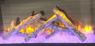 आग - लकड़ी सिरेमिक फायरप्लेस गैस फायरप्लेस 800 ~ 1000 ℃ सेवा तापमान S-104 के लिए लॉग करता है